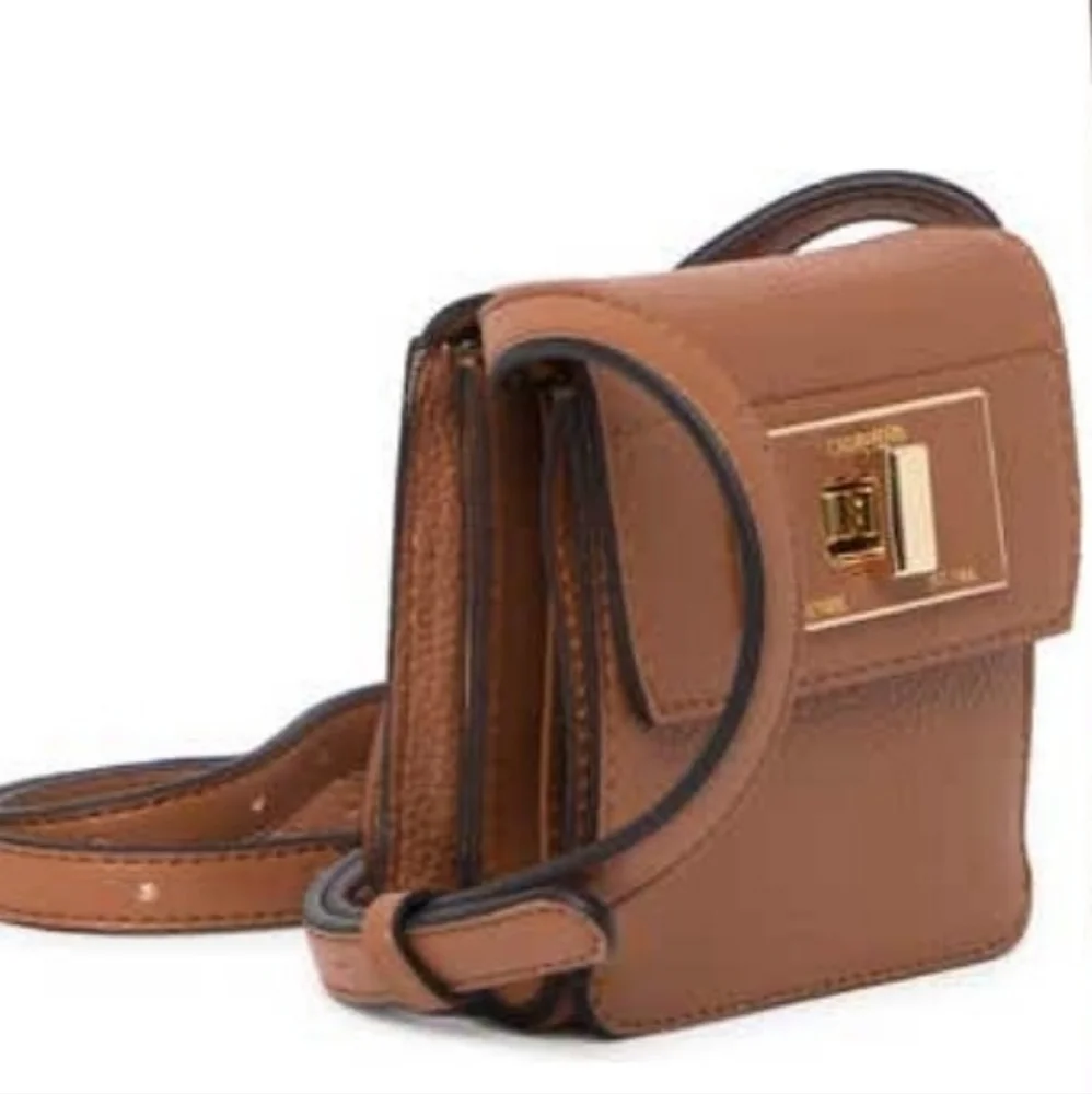 CALVIN KLEIN Caramel Kiera Rocky Road Crossbody - Picture 3 of 9